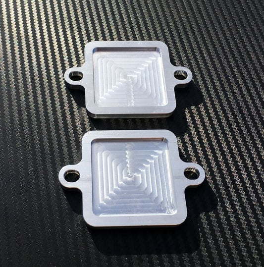 2006 + Yamaha R6 SMOG Block Off Plates PAIR Valve AIS Eliminator Kit YZFR6 RACE