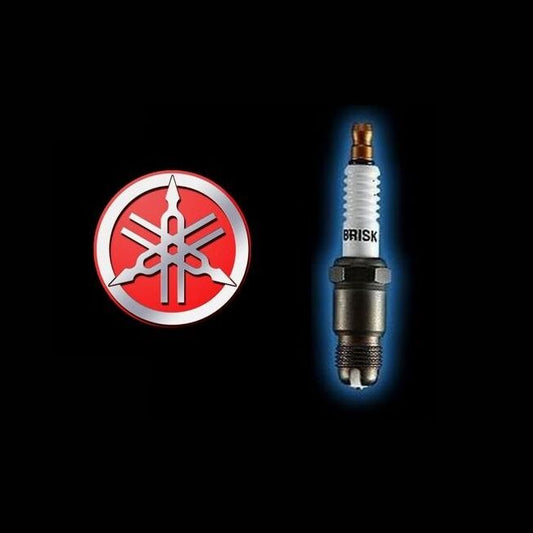 4 x BRISK Performance Spark Plugs - YAMAHA R1 R6 FZ6 FZ6R FZ1 FZ8 VMAX WR250 CR9