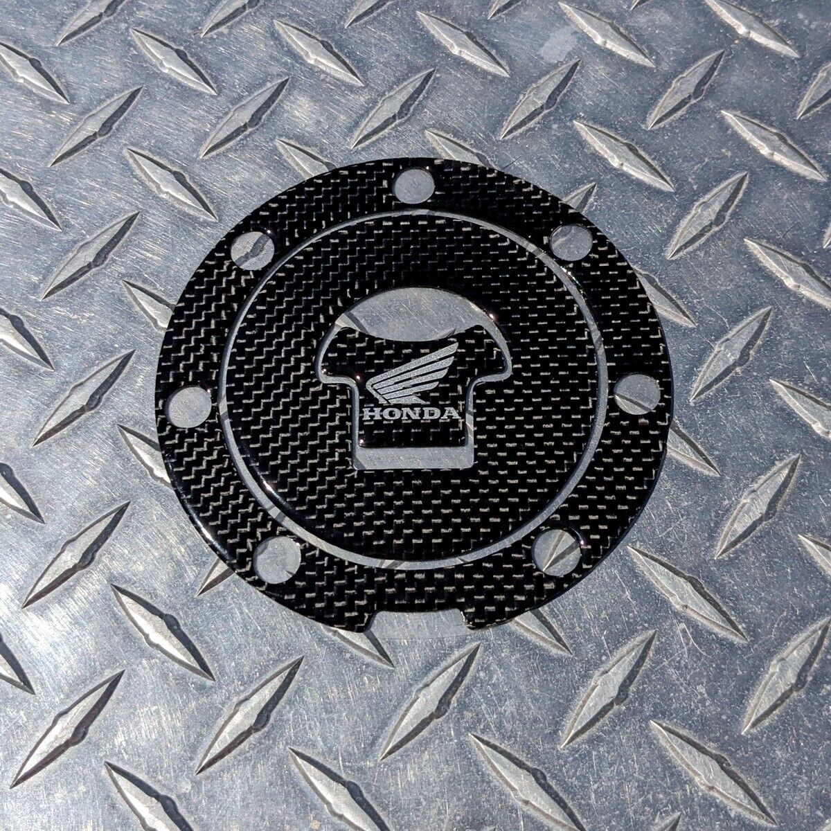 Real Carbon Honda Fuel Gas Cap Pad CBR 250R 600F 600RR 929RR 954RR 1000RR 1100XX