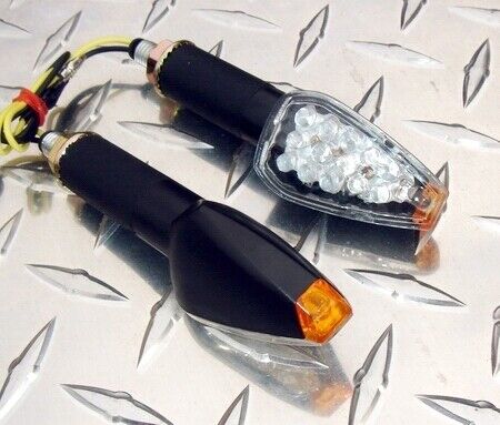 Long LED Tip Signals R1 R6 FZ6 FZ8 GSXR SV650 SV1000 ZX6 ZX12 916 S4R CBR 600RR