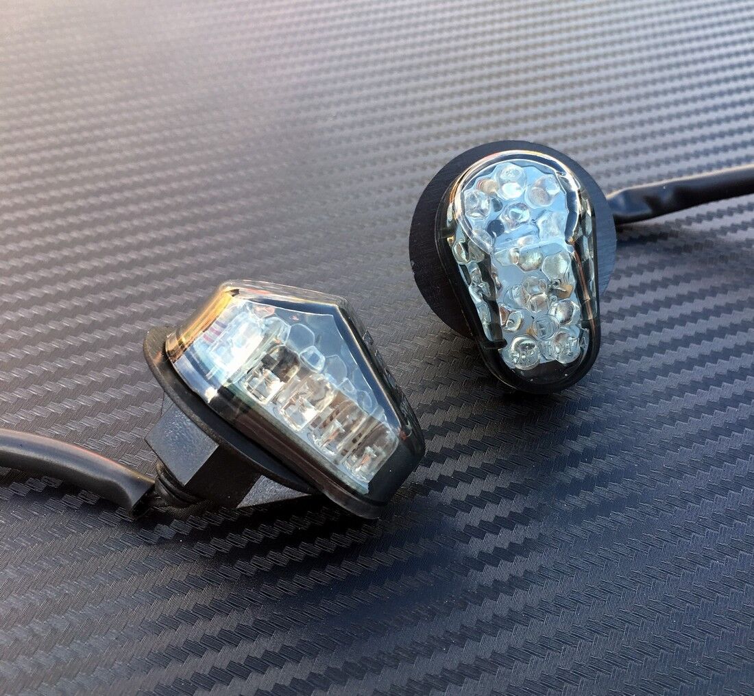 Yamaha Flush LED Turn Signals R3 R1 R6 R7 FZ6 FZ6R FZ1 FZ8 XJ6S MT07 MT09 Smoke