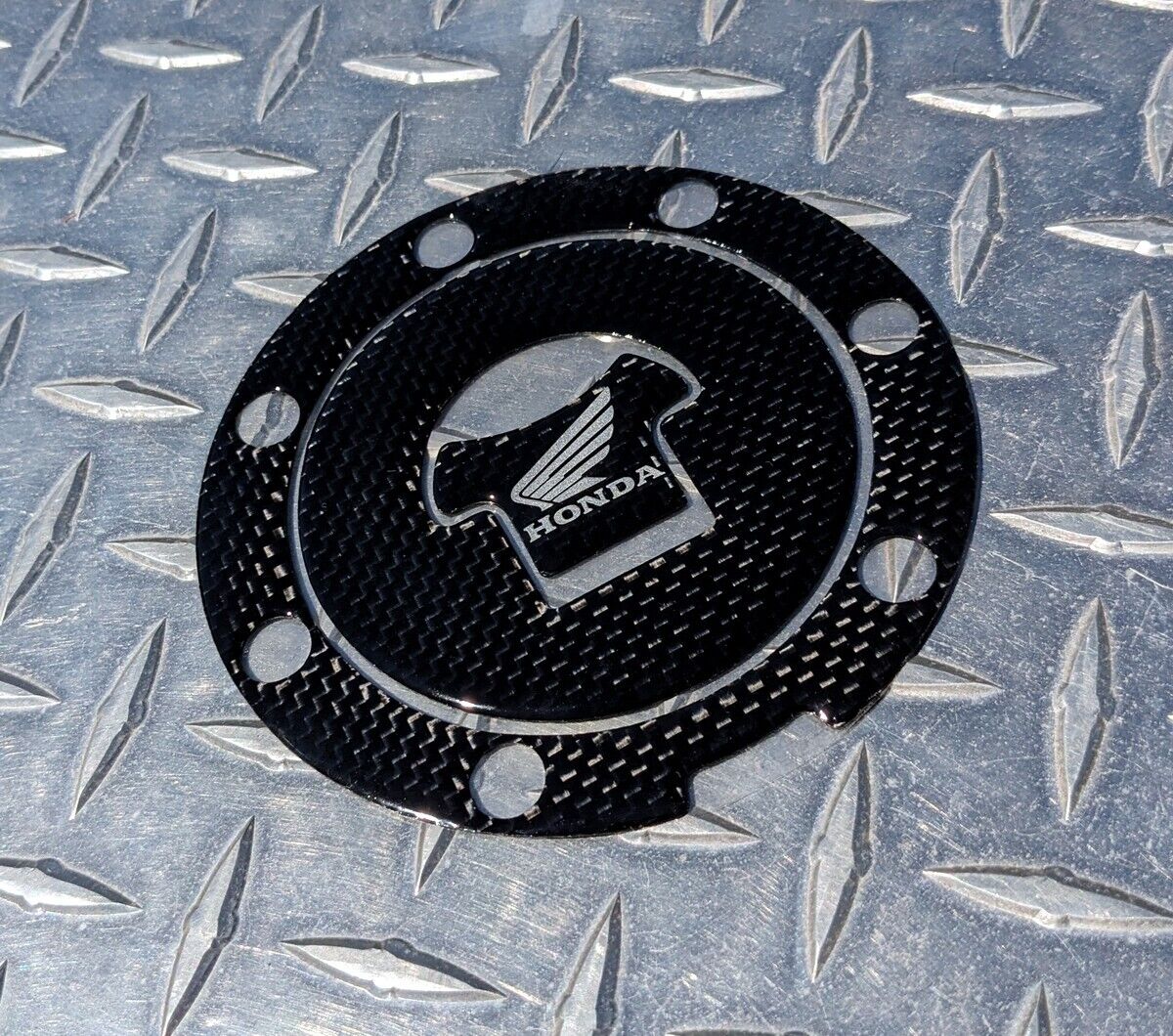 Real Carbon Honda Fuel Gas Cap Pad CBR 250R 600F 600RR 929RR 954RR 1000RR 1100XX