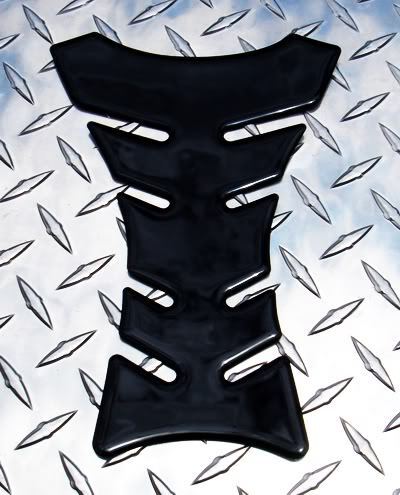 BLACK Tank Pad GSXR GSXS SV650 R1 R6 FZ8 MT09 CBR 675 250R ZX6 ZX10 ZX14 848 KTM