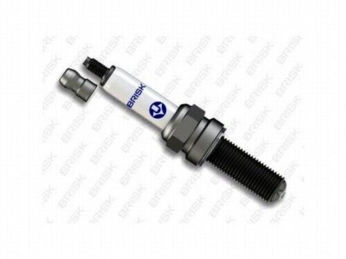 2 x BRISK COR12LGS Spark Plugs For Yamaha R7 MT-07 XSR700 Tenere 700