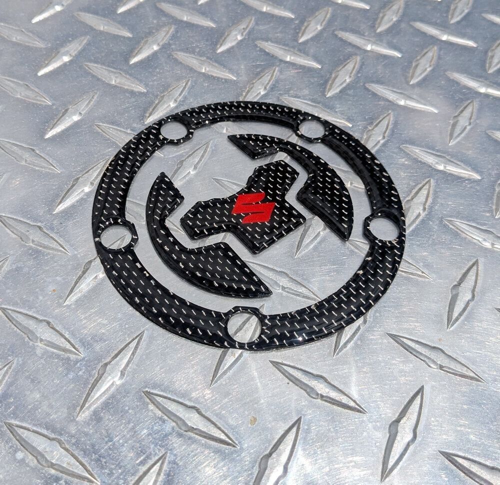 Real Carbon Fuel Gas Cap Pad 2018 + GSX-S1000 GSX-S750 KATANA GSXS GSX-S 1000 GT