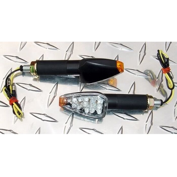 Long LED Tip Signals R1 R6 FZ6 FZ8 GSXR SV650 SV1000 ZX6 ZX12 916 S4R CBR 600RR