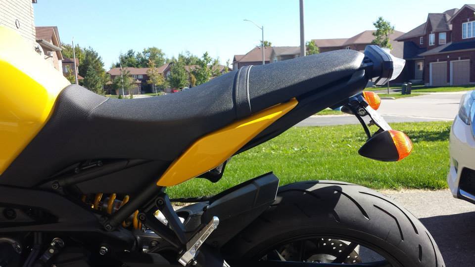 Yamaha MT09 FZ09 LED Fender Eliminator / Tail Tidy / Plate Bracket MT-09 FZ-09