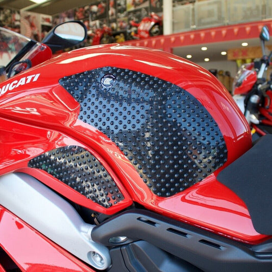 2018-21 Ducati Panigale V4 - Eazi-Grip Evo Tank Grip Traction Pads V4R V4S Black