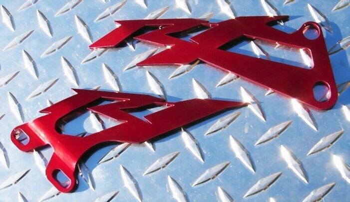 Yamaha 2009-14 R1 Candy Red Heel Guards / Ankle Plates 2010 2011 2012 2013 2014