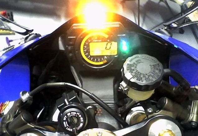 Raptor LED Shift Light R1 GSXR TL1000 HAYABUSA 1400 ZX10 ZX12 ZX14 CBR RC51 VROD