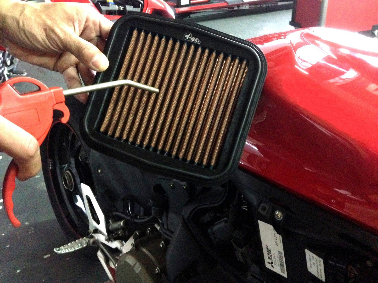 SPRINT P08 Air Filter 2011 + Suzuki GSX-R 600 750 GSXR GSX-R600 GSX-R750 PM122S