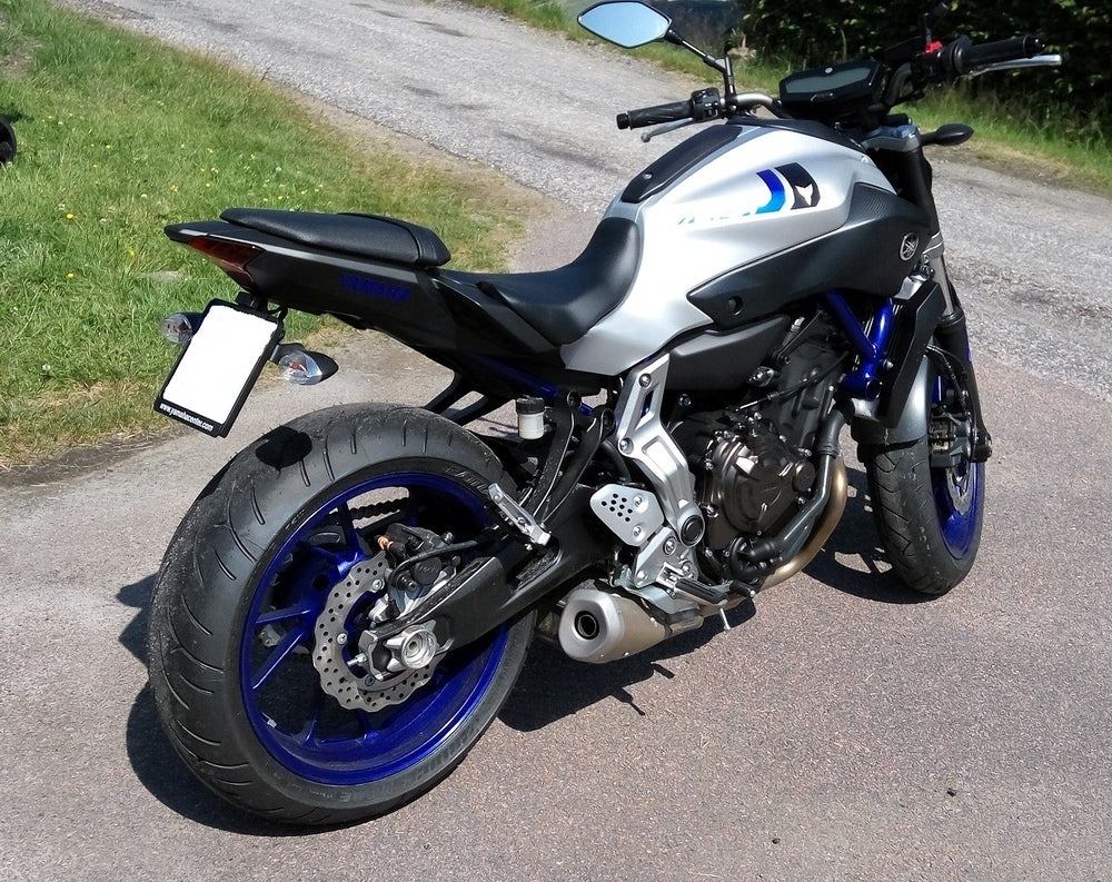 Yamaha MT07 FZ07 FJ07 Fender Eliminator Tail Tidy Plate Bracket MT-07 FZ-07