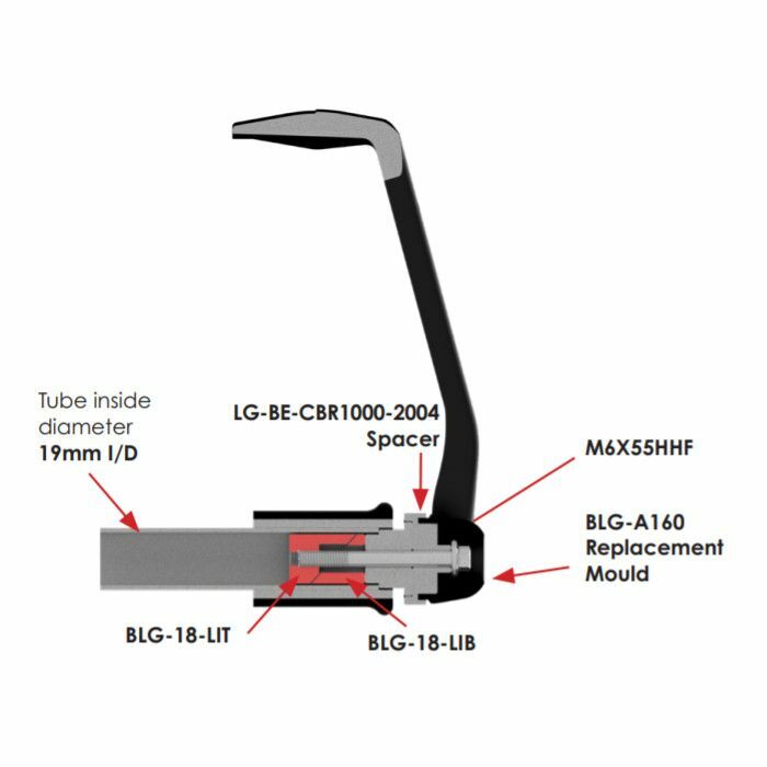 GBRacing Lever Guard - Honda CBR 600RR 1000RR / SP 1000RR-R Brake Protector GB