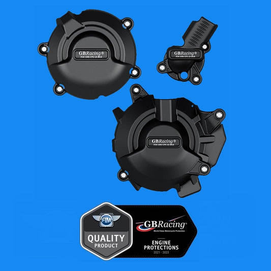 GB Racing KTM 890 Duke R Engine Case Cover Slider Set 2023 2022 2021 2020