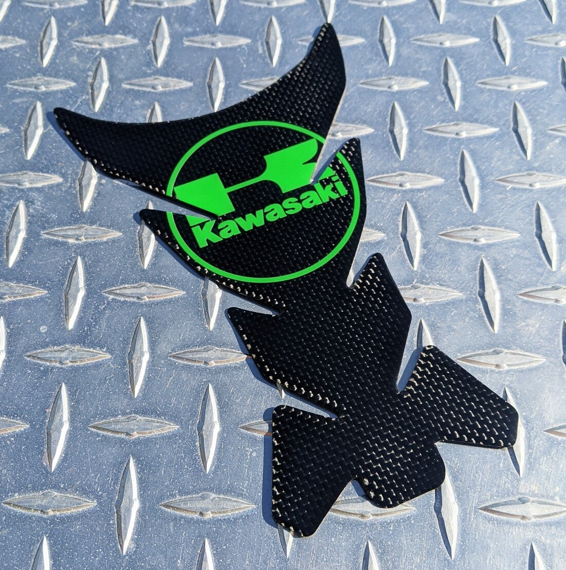 REAL Carbon Tank Pad - Kawasaki 250R 300 400 500 650R Z750 Z800 Z900 Z1000 Ninja