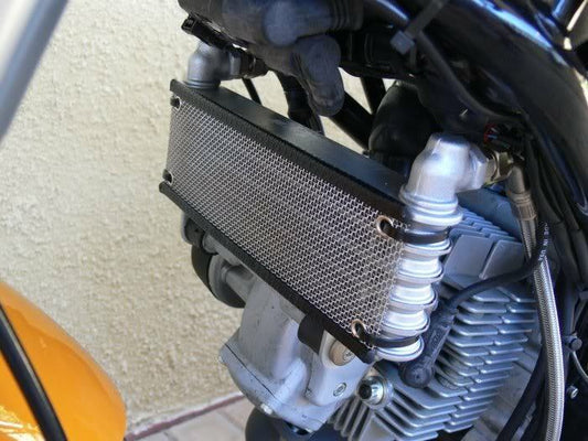 Stainless Oil Cooler Guard - Ducati GT1000 SC1000 1000S 1000SS 900SS 800SS 750SS