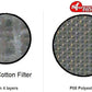 SPRINT P08 Air Filter Kawasaki ZX4R Ninja 400 500 Z400 Z500 EL450 ZX-4RR PM164S