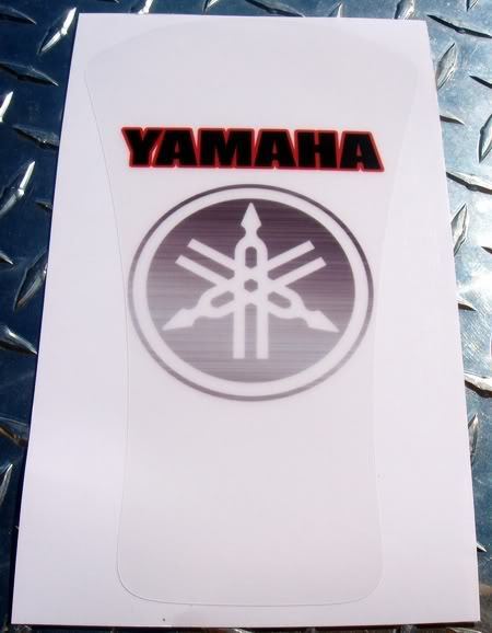 Yamaha Clear Tank Pad - Removable - R1 R6 R3 FZ1 FZ8 FZ6 FZ6R XJ6 MT09 MT07 FZ07