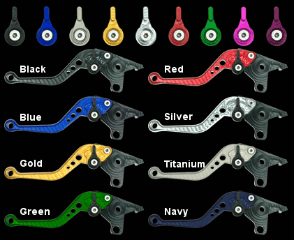 PAZZO Levers Kawasaki ZX6R ZX7 ZX9R ZX10R ZX12R ZX14R ZX-14 GTR1400 H2 H2R