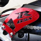 GSXR Logo CANDY Red Heel Guards / Ankle Plates For GSX-R 600 750 1000