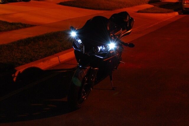 2 x 6 LED SUPER Park Lights R1 R6 GSXR SV650 SV1000 ZX6 ZX10 ZX14 CBR 1000RR 675