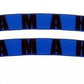Blue YAMAHA Logo Rim Stripes / Tape -  R1 R3 R6 FZ6 FZ6R FZ8 FZ1 MT07 MT03 MT09
