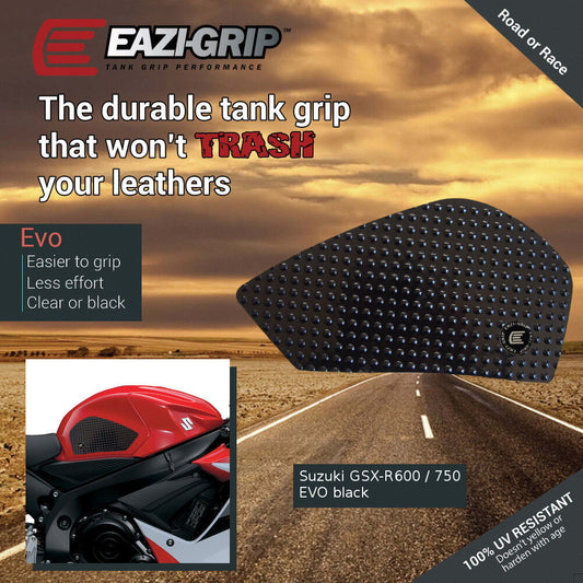 2011 - 2024 GSX-R 750 Eazi-Grip Evo Tank Traction Pads GSXR M0 L9 L8 L7 L6 L5 L4