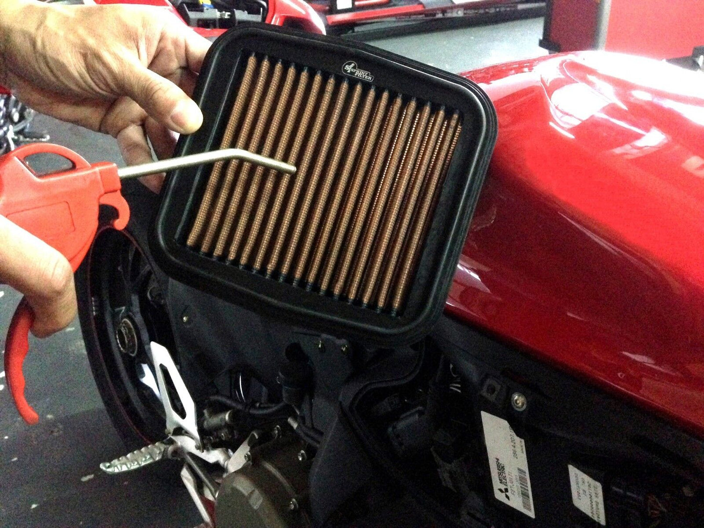 SPRINT P08 Air Filter 2011+ GSX-R 600 750 L2 L3 L4 L5 L6 L7 L8 L9 M0 GSXR PM122S