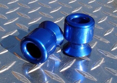 8mm BLUE Swingarm Spools GSXR HAYABUSA TL1000 CBR 600RR 1000RR RC51 675 RC8 ZX10