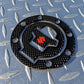 REAL Carbon Fibre Fuel Gas Cap Pad SV650 SV1000 GSXR HAYABUSA TL1000R TL1000S