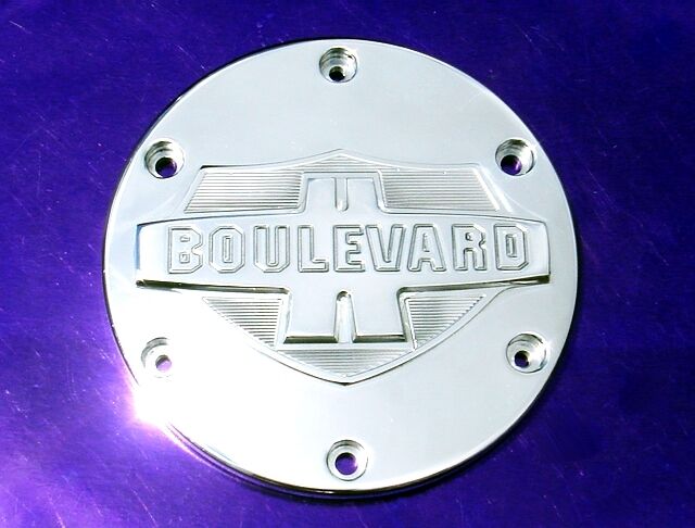 Suzuki M109R Boulevard Engraved Derby / Engine Cover M109 VZR1800 - Polished