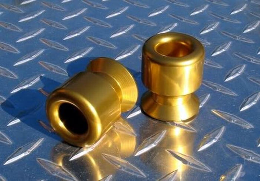 10mm GOLD Swingarm Spools 250R 300 650R ZX6 ZX10 ZX12 ZX14 Z1000 Z800 Z750 ER6