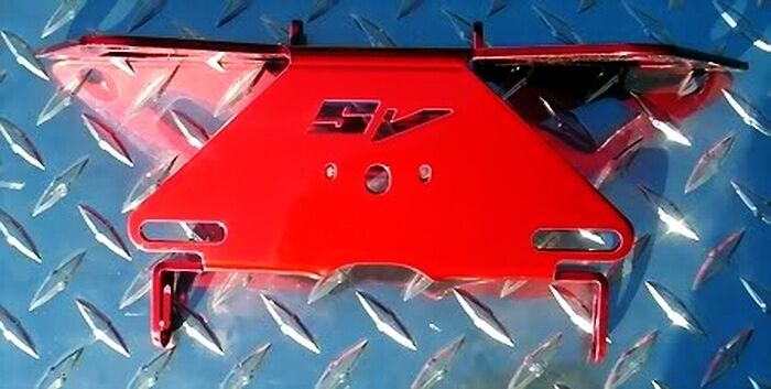 SV Logo RED Fender Eliminator / Tail Tidy - SV650 SV1000 SV650S SV1000S