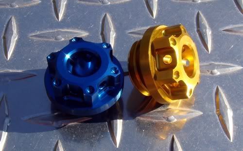 BLUE Suzuki Oil Cap GSXR GSXS1000 GSR HAYABUSA SV650 SV1000 GSX1400 GSX650F 1250