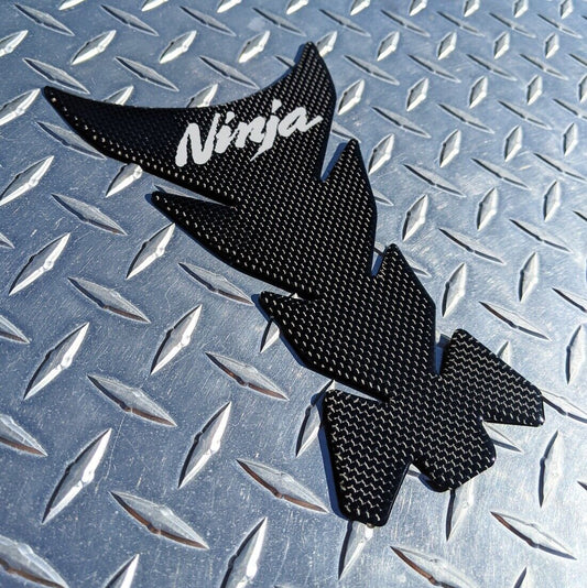 REAL Carbon NINJA Tank Pad 250R 300 400 ZX6 ZX636 ZX7R ZX9 ZX10 ZX12R ZX14 ZX14R