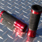 Red Grips GSXR GSXS 600RR 1000RR 675R R1 R6 R3 FZ8 MT07 FZ09 FZ1 ZX6 ZX10 ZX14