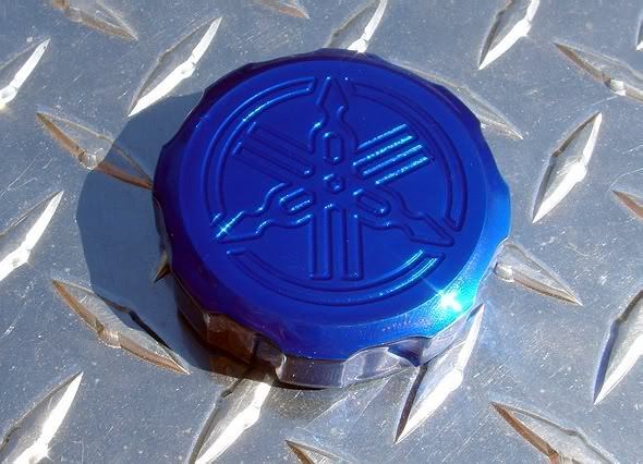 Yamaha CANDY Blue Brake Fluid Reservoir Cap R1 R6 R6S YZF600 Front or Rear