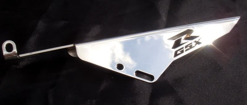 Suzuki 2005-06 GSX-R1000 Chain Guard - Polished S/Steel Chrome K5 K6  GSXR 1000