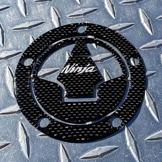 Ninja REAL Carbon Fuel / Gas Cap Pad ER6 650R ZX6 ZX10 ZX14 Z1000 Z800 Z1000SX