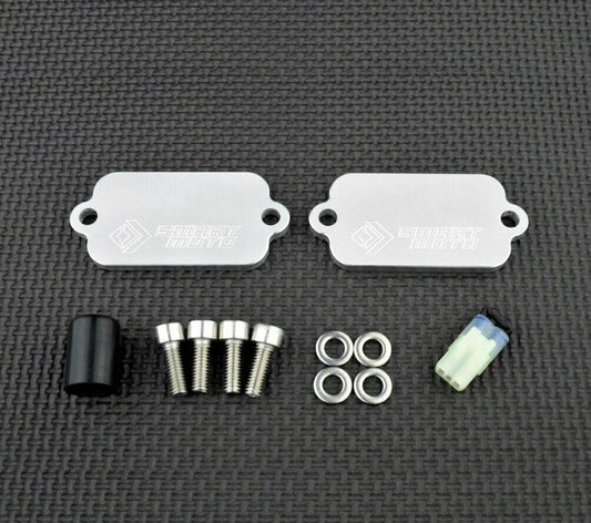 Suzuki DL1000 PAIR SMOG Block Off Plates Kit DL 1000 V-STROM 2002 - 2012 VSTROM