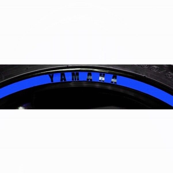 Blue YAMAHA Logo Rim Stripes / Tape -  R1 R3 R6 FZ6 FZ6R FZ8 FZ1 MT07 MT03 MT09