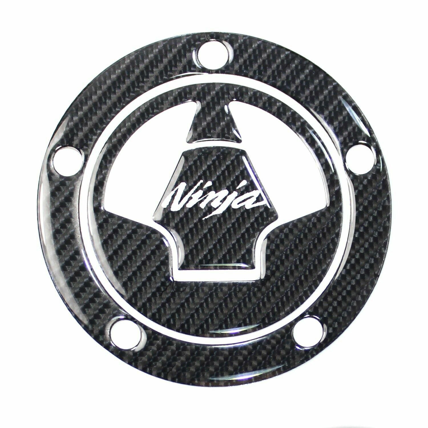Ninja REAL Carbon Fuel Gas Cap Pad ER6N Ninja 650R ER6 VERSYS 650 1000 VULCAN S