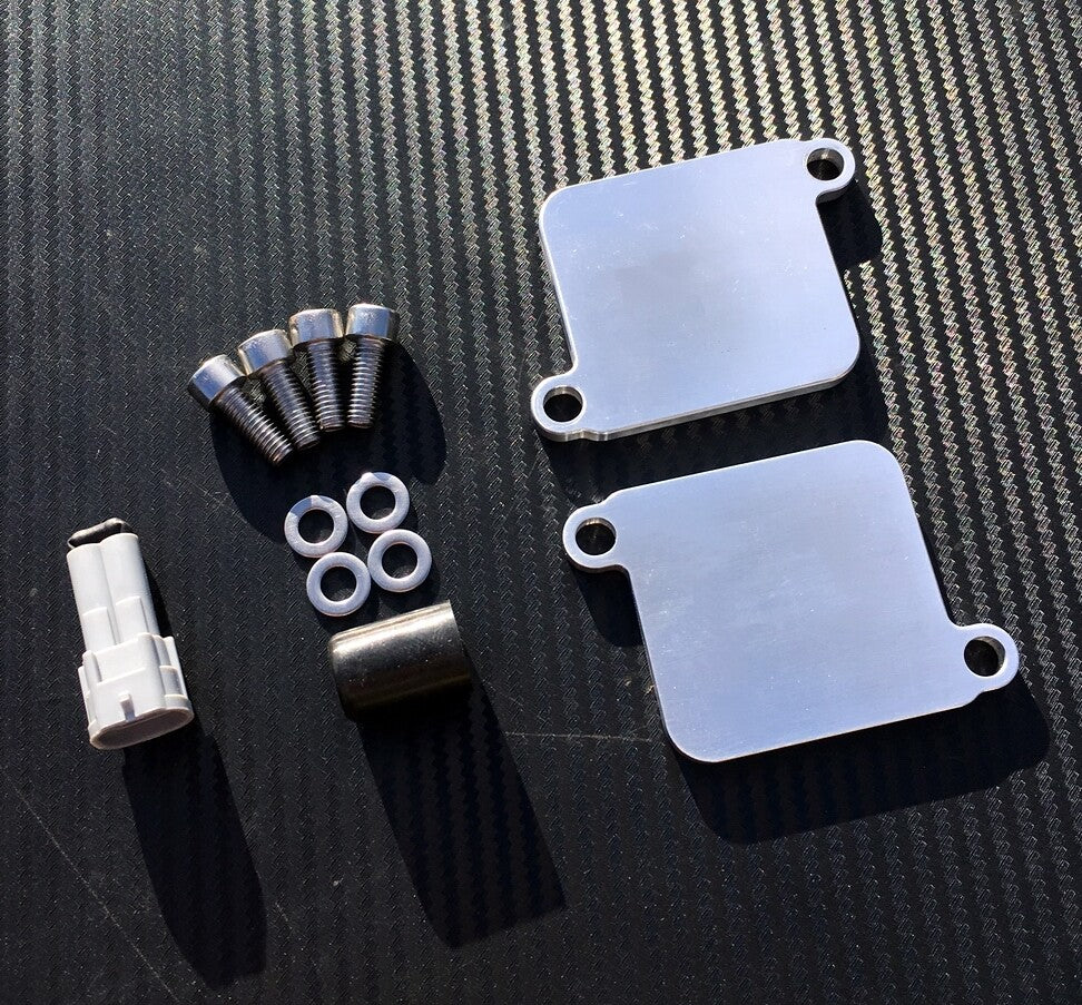 Suzuki Bandit 1250 PAIR AIS Block Off Plates GSF1250 GSX1250 FA GSF650 GSX650F