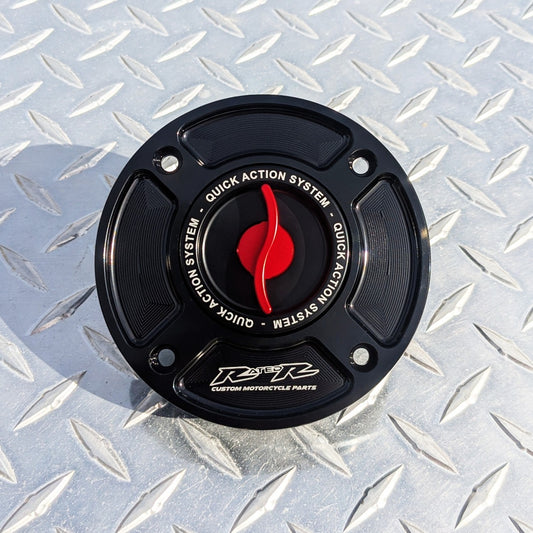 Red Quick Fuel Gas Cap GSXR SV650 SV1000 TL1000R Hayabusa GSF1200 GSX1400 RGV250