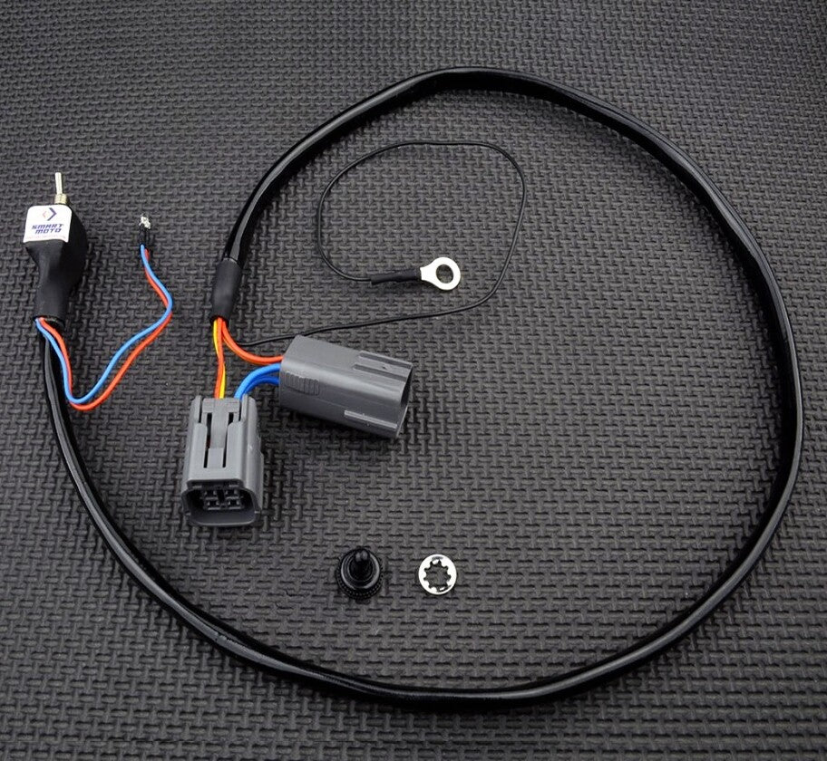 Manual Radiator Fan Switch - Kawasaki Versys 650 1000 1100 Versys-X 300 Override