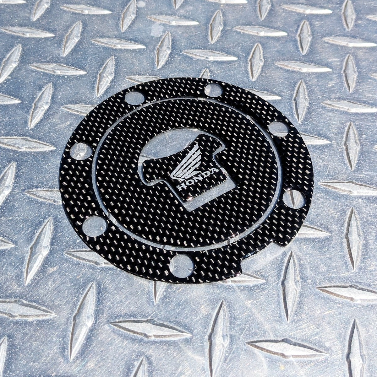 Carbon Honda Fuel Gas Cap Pad CBR RC51 VTR CB1000R CBF1000 CB1300 VFR800 ST1300