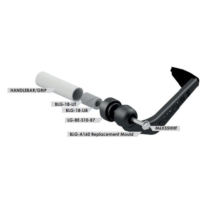 GBRacing Lever Guard - Yamaha 2023 + R3 Brake Protector GB Racing