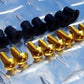 GOLD Windscreen Bolts R1 R6 CBR 600RR 1000RR GSXR ZX6 ZX10 ZX14 650R S1000RR M5