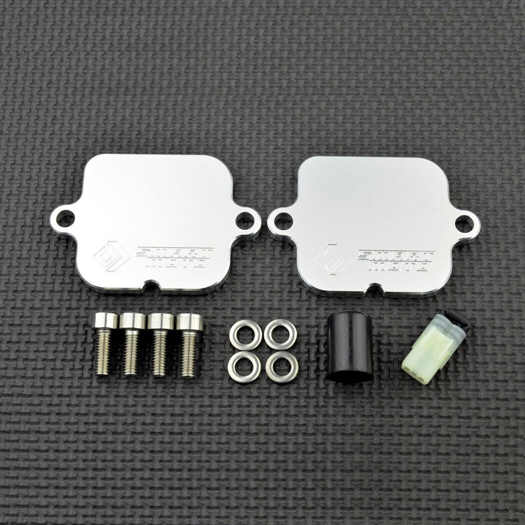 Honda VFR800 F VFR800X Crossrunner SMOG Block Off Plates PAIR AIS Eliminator VFR
