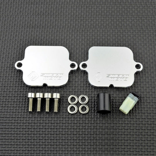 Honda VFR800 F VFR800X Crossrunner SMOG Block Off Plates PAIR AIS Eliminator VFR